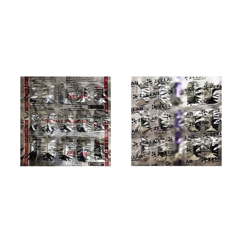 Zecobax Z Multivitamin Capsule | Vitamin B-Complex, Vitamin C & Zinc Supplement