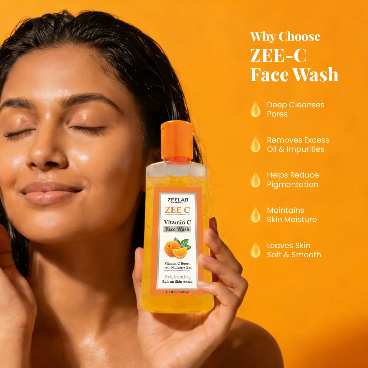 ZEE-C Vitamin C Face Wash 200ml