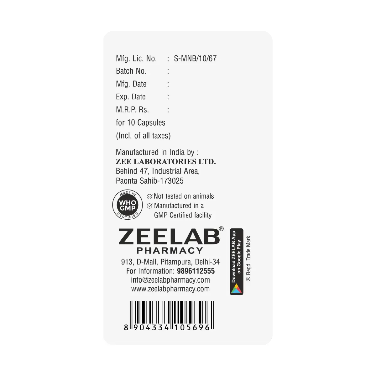 Zeefron AD Soft Gel Capsule | Supports Healthy Blood, Reduces Weakness & Boosts Energy