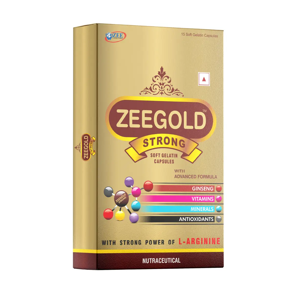 Zeegold Strong Men 15 Capsule | Helps Boost Strength, Stamina & Energy