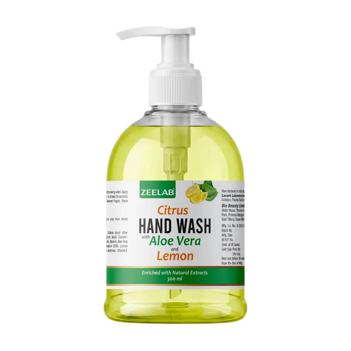 Zeelab Citrus Hand Wash - 300ml