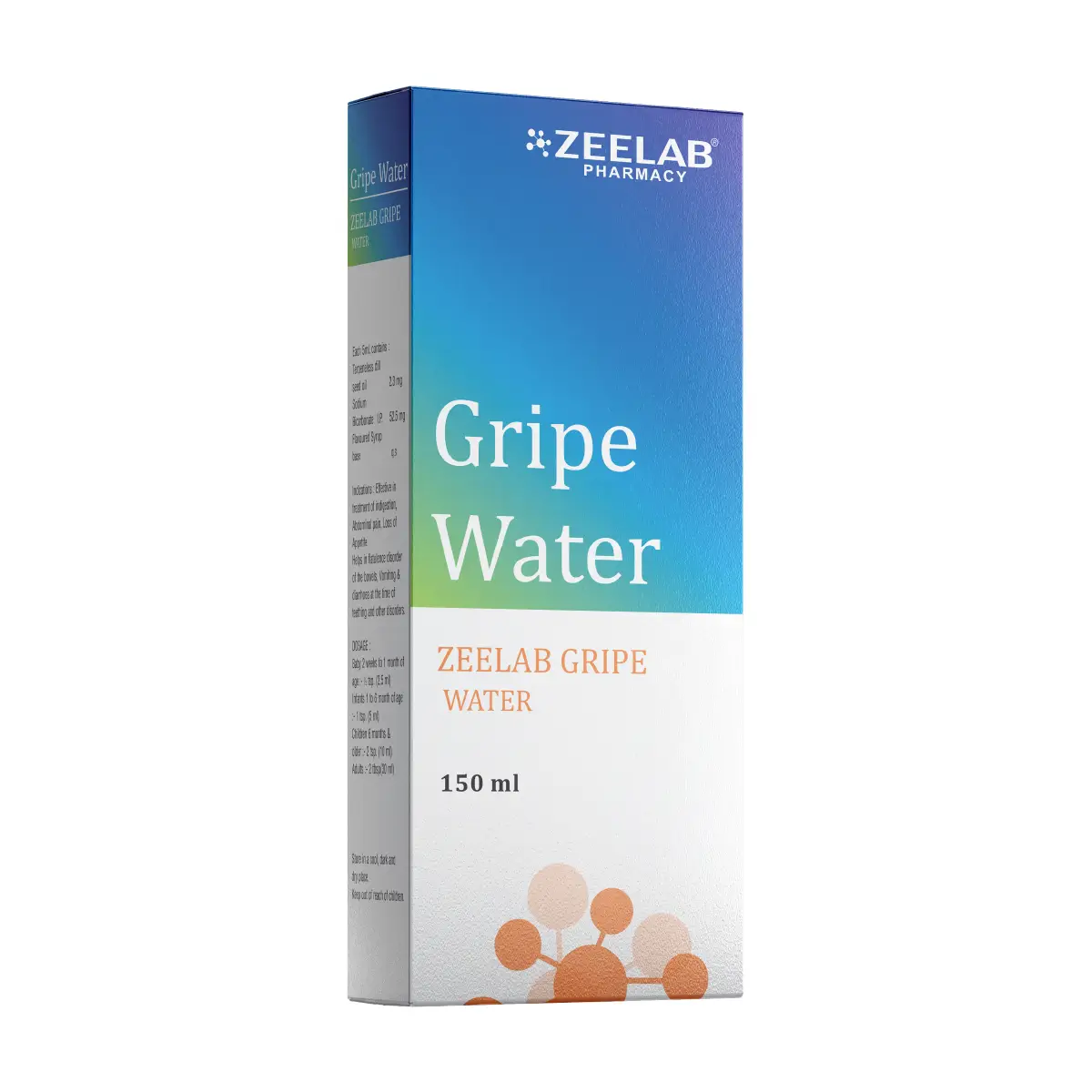 Zeelab Gripe Water | Dill Seed Oil & Sodium Bicarbonate | Infant Digestive Care