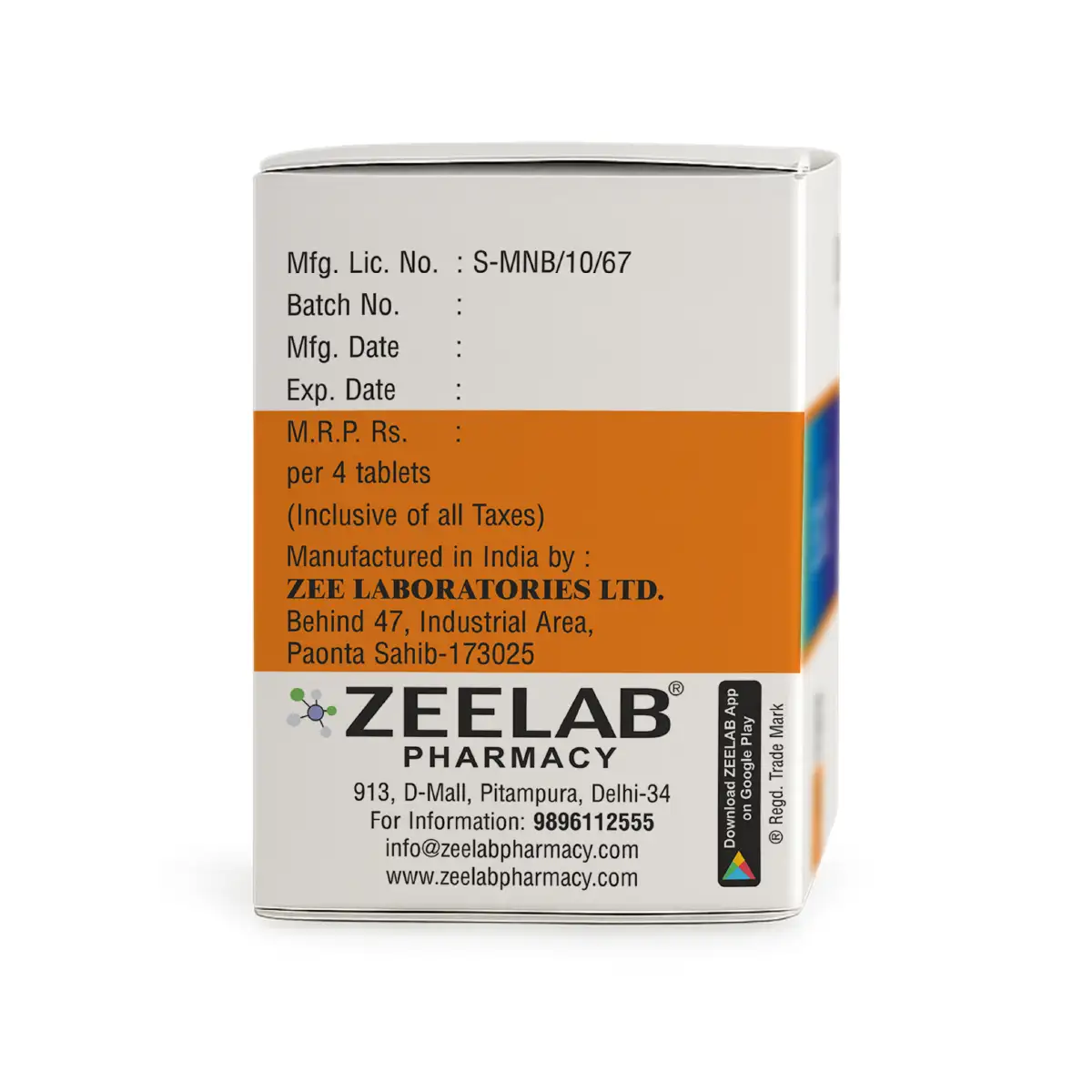 Zeemectin Ivermectin 6mg Tablet