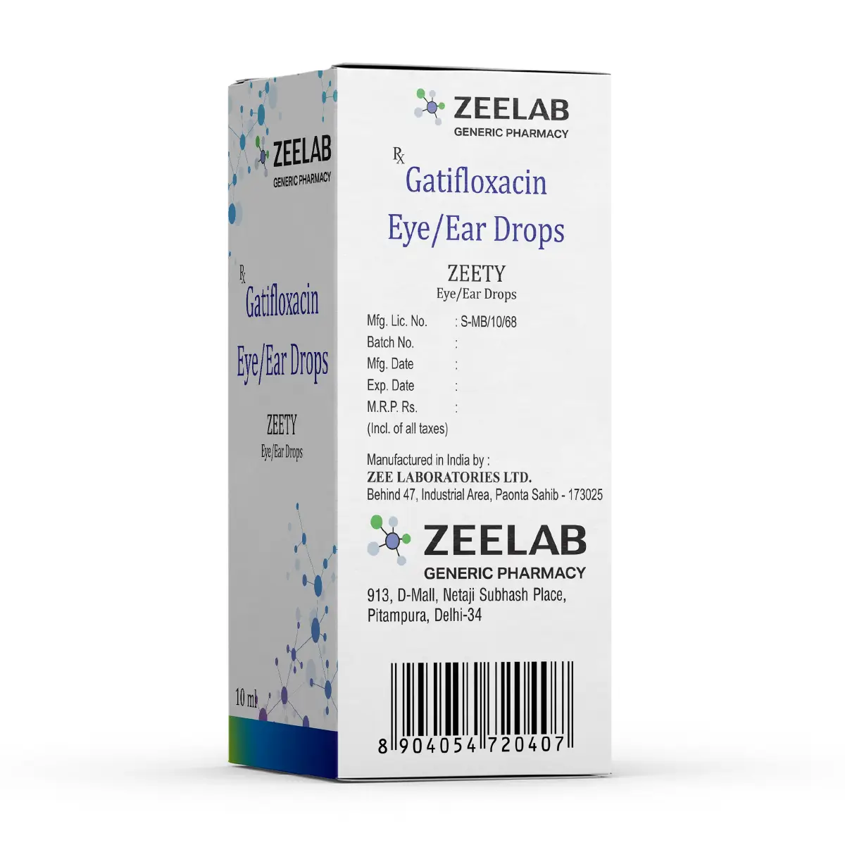 Zeety Antibiotic Eye/Ear Drops 10 ml