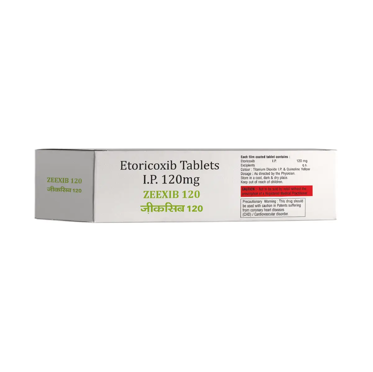 Zeexib 120 | Etoricoxib 120mg Tablet | Strip of 10 Tablets