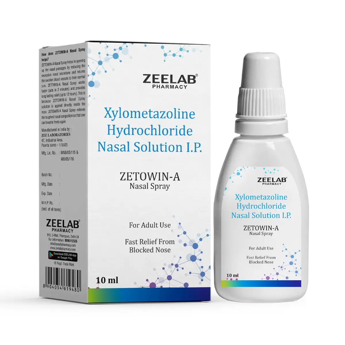 Zetowin A Nasal Spray