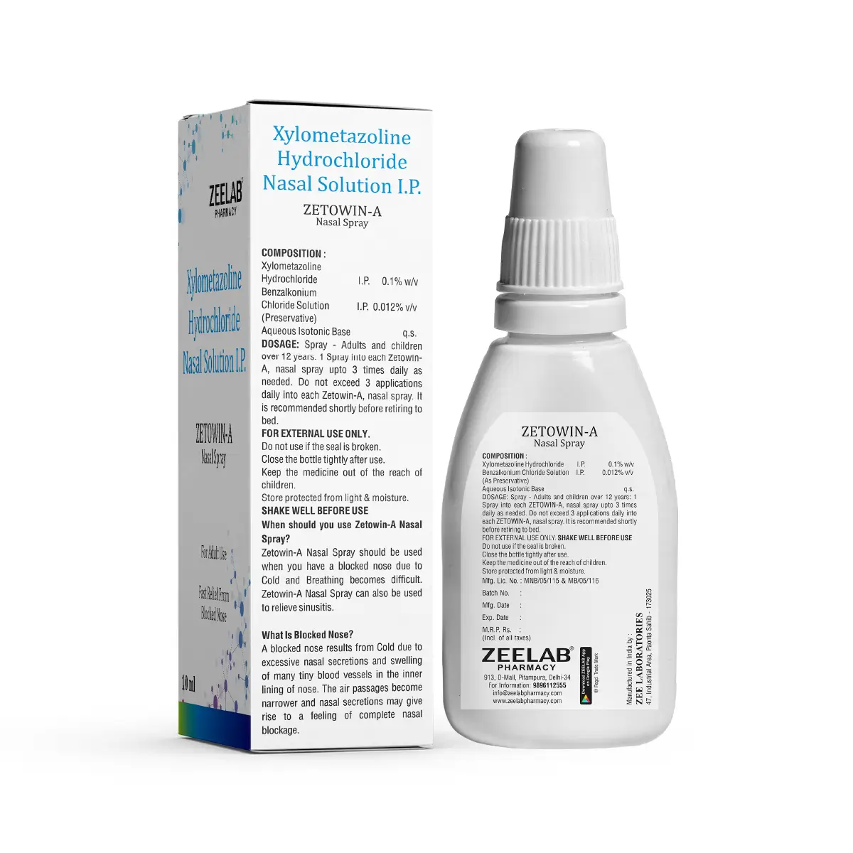 Zetowin A Nasal Spray