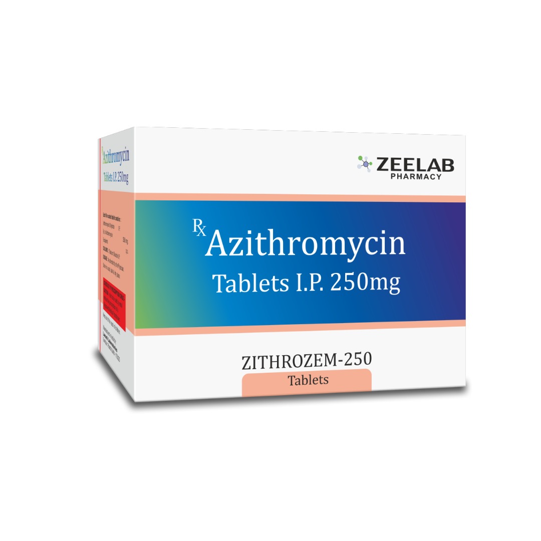 Zithrozem 250 Antibiotic Tablet