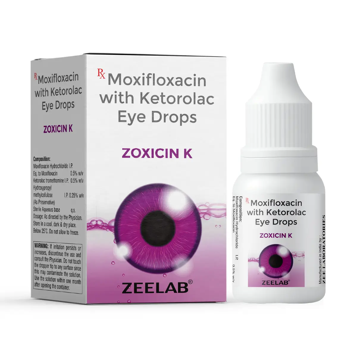 Zoxicin K 0.5% Eye/Ear Drops